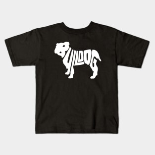 Bulldog white Kids T-Shirt